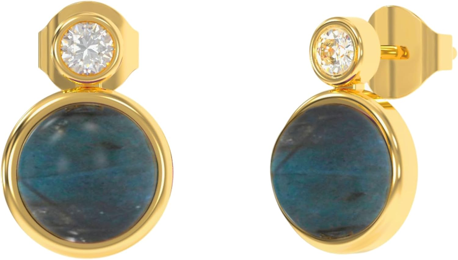 925 Sterling Silver Gemstone Stud Earrings for Women Gift