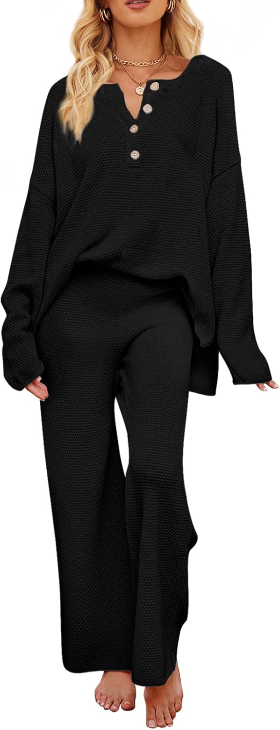 MEROKEETY Women's 2 Piece Outfit Sets for Cozy Comfort
