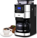 Gevi 10-Cup Coffee Maker with Built-In Burr Grinder - Fresh Ground