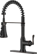 Rustic Kitchen Faucet with Pull Down Sprayer - Vintage High Arc