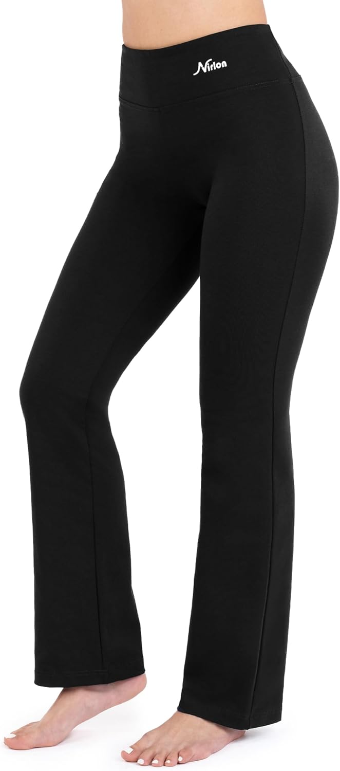 Nirlon Soft Yoga Pants - Breathable Leggings for Gym & Yoga