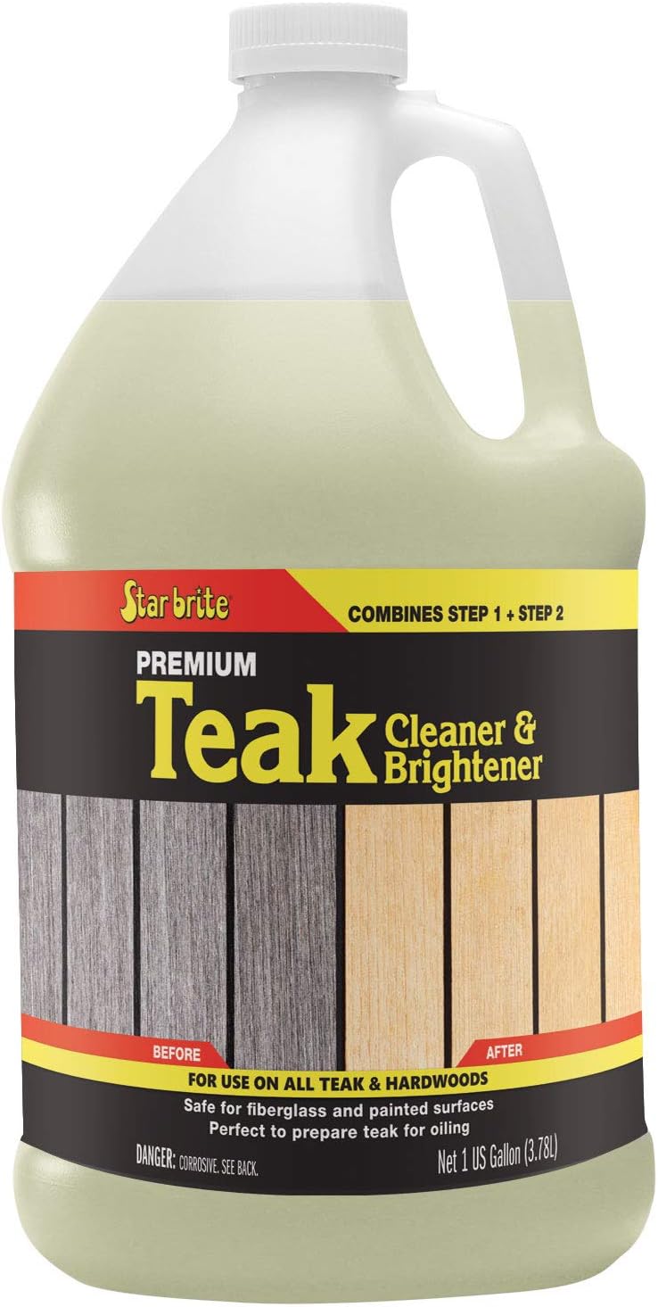 STAR BRITE Teak Cleaner & Brightener for Weathered Wood Care