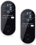 2 Packs Gas Detector & Alarm 3-in-1 Natural Gas Detector - Home & RV