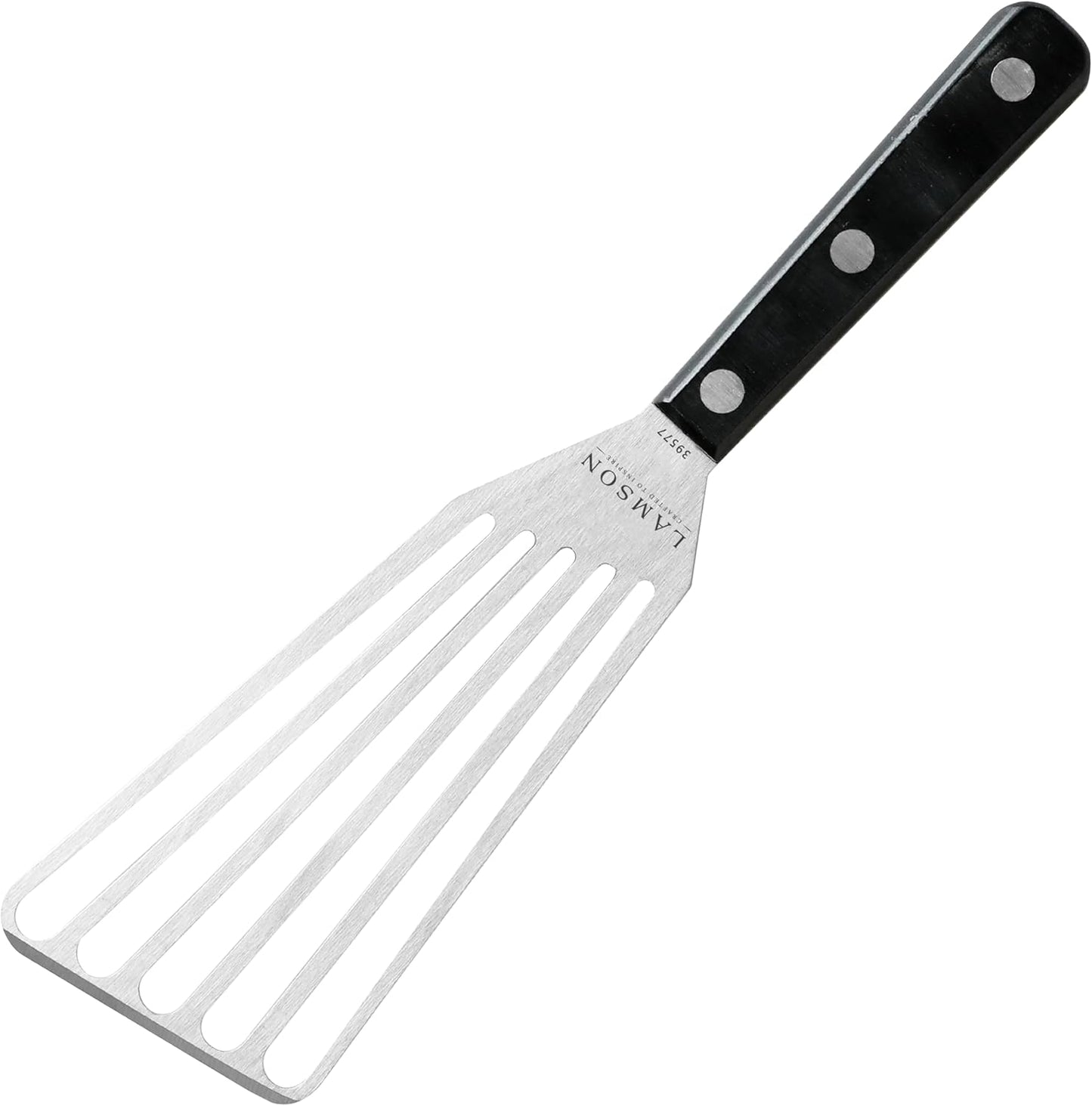 Lamson Metal Spatula Slotted Turner - Durable Stainless Flipper