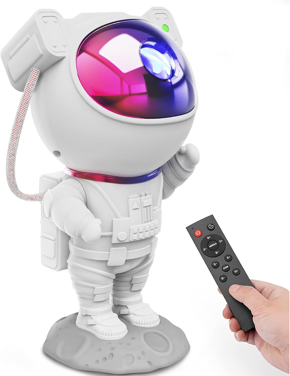 Mooyran Colorful Astronaut Galaxy Projector for Bedroom Decor