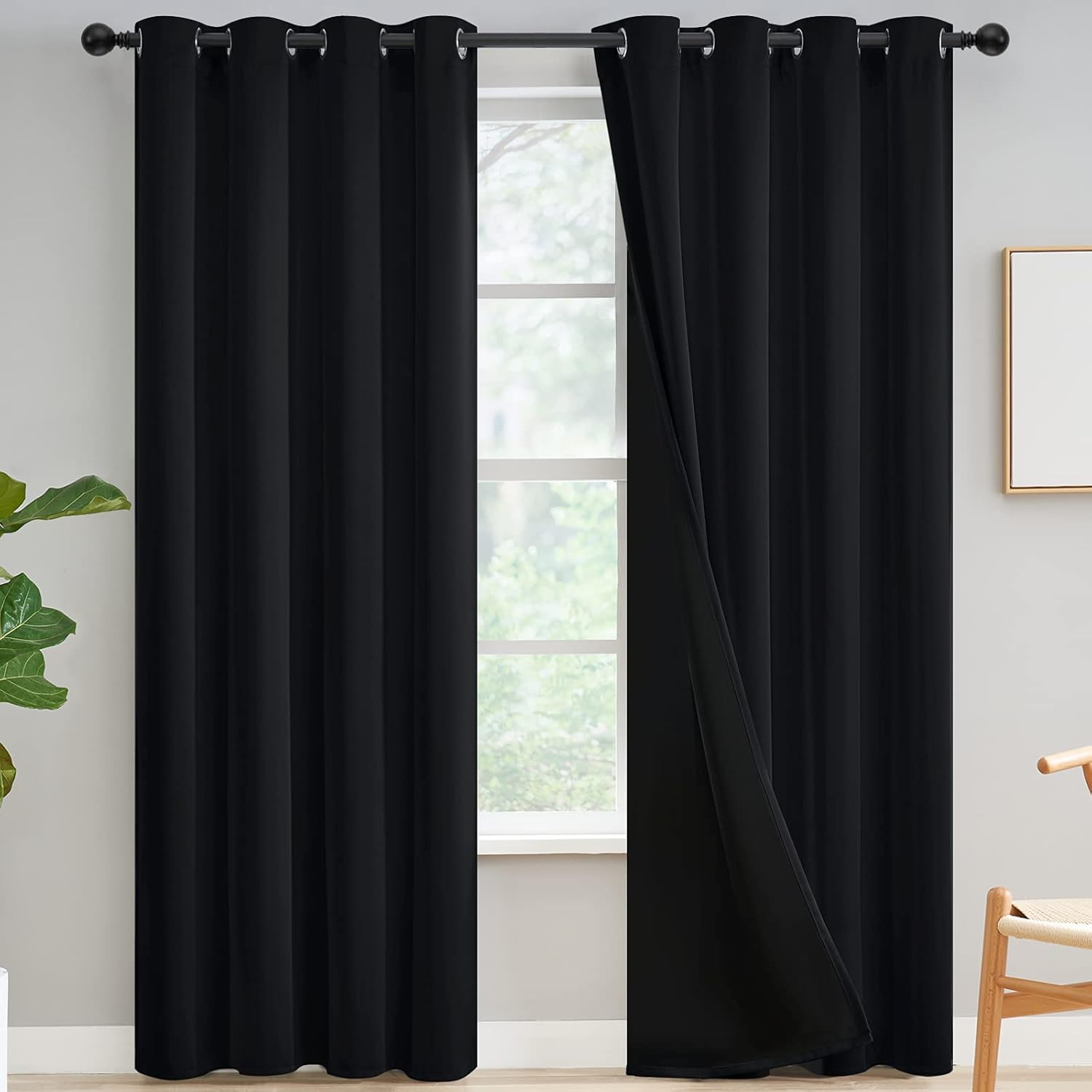 Blackout Curtains 84 inch Length for Ultimate Light Control