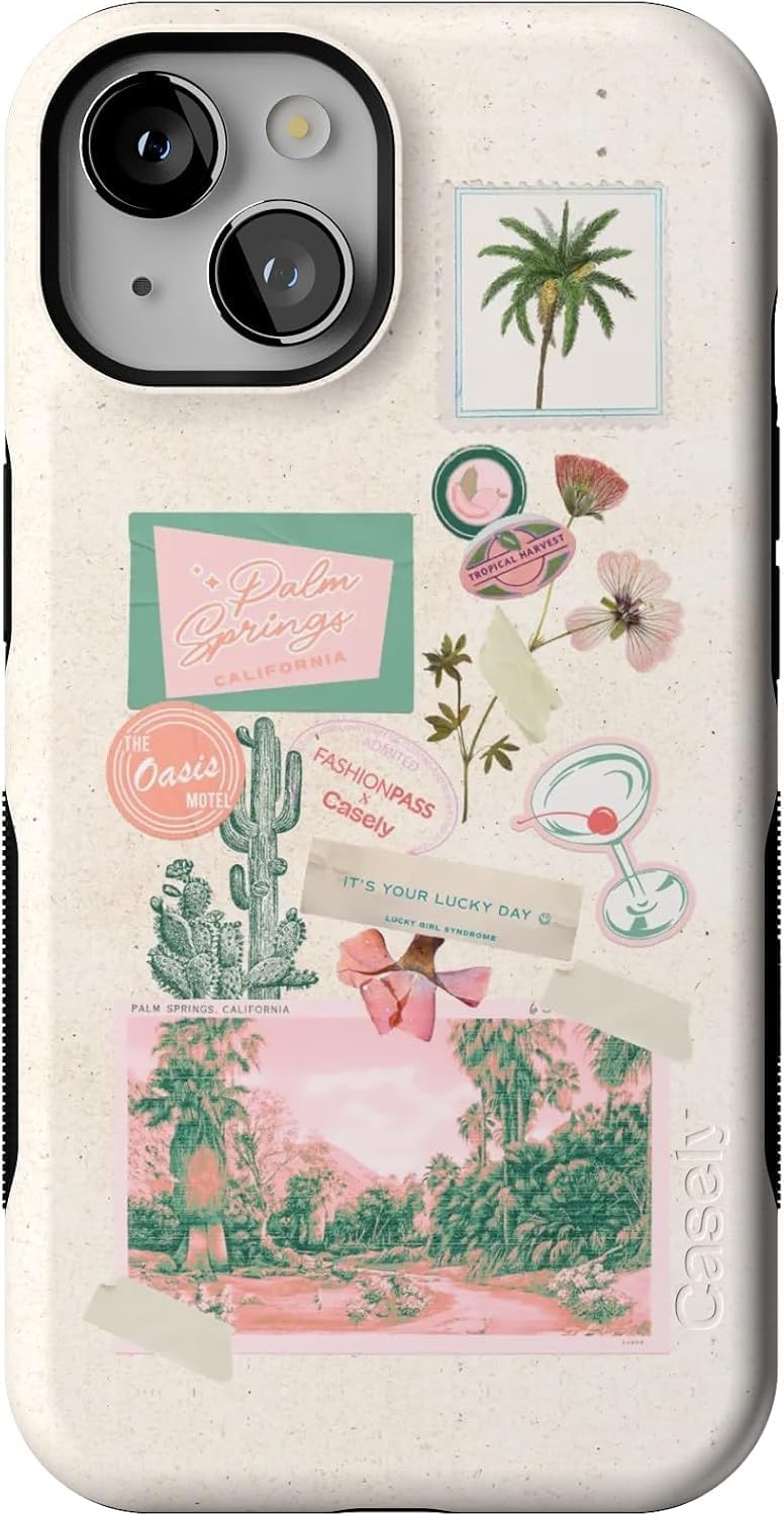 Casely iPhone 14 Case - Vintage Vacay with Bold Protection