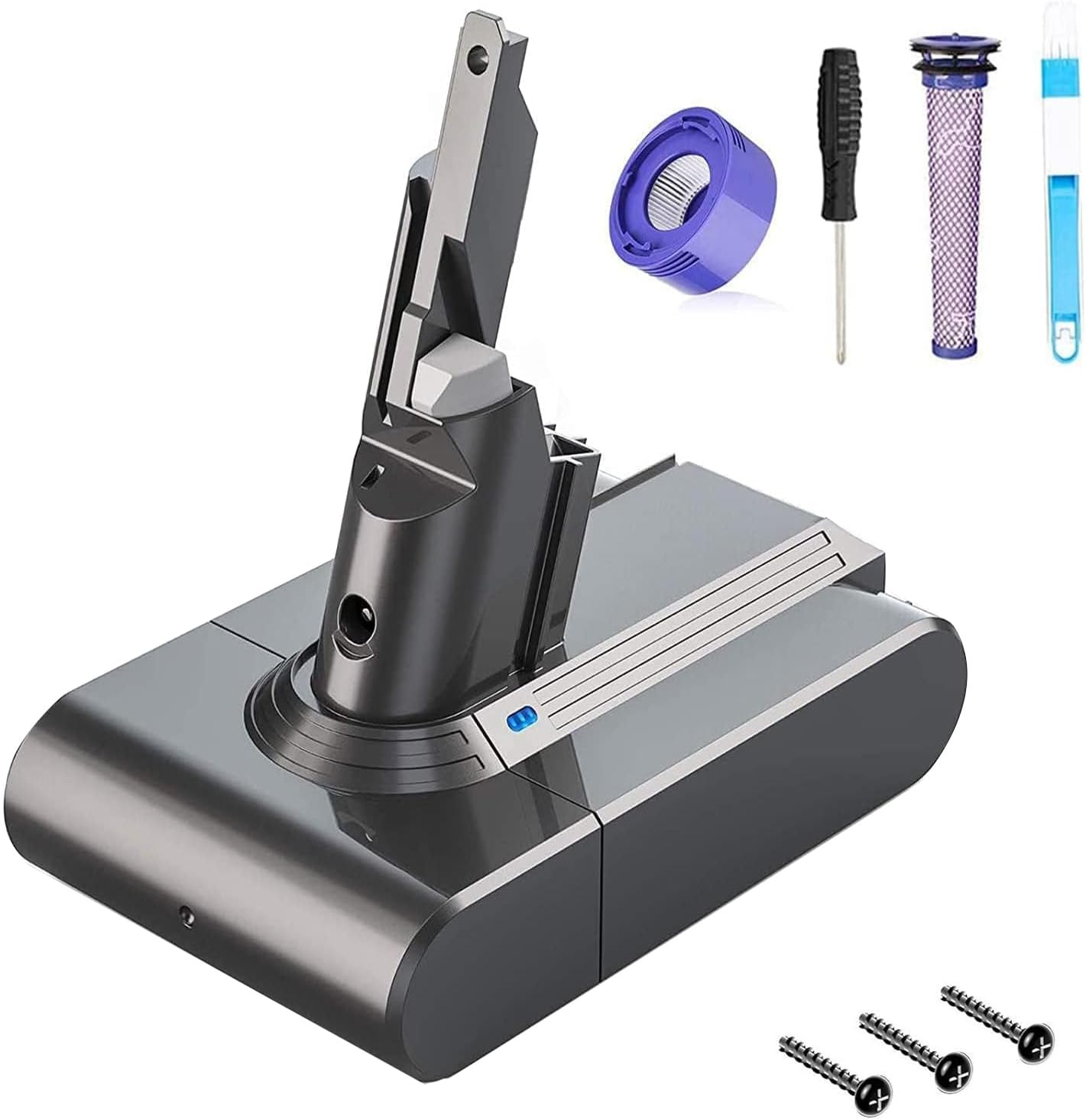 6000mAh Li-ion Battery Upgrade Kit for V7 Vacuums