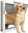 Extra Large Dog Door with Self-Closing Insulated Flaps - Heavy Duty XL