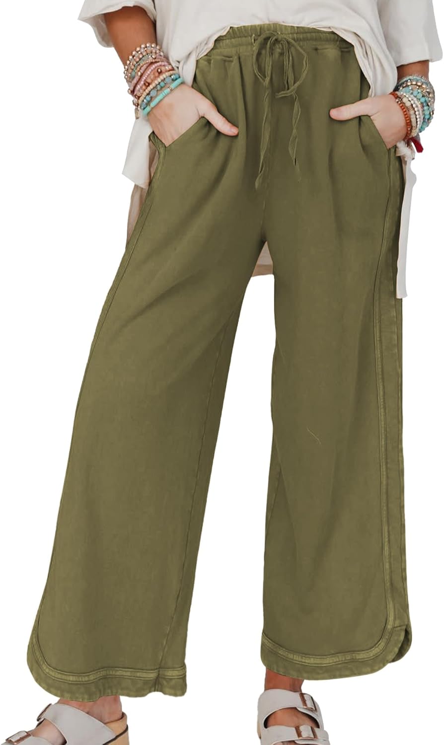 Hixiaohe Women's Casual Wide Leg Sweatpants for Every Occasion