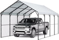 Heavy Duty Metal Carport 12 ft x 20 ft - Durable Outdoor Shelter