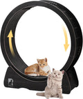 43 Inch Large Cat Exercise Wheel for Indoor Cats - Silent Treadmill