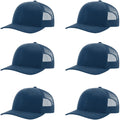 Richardson 112 Classic Six-Panel Adjustable Snapback Trucker Cap Built