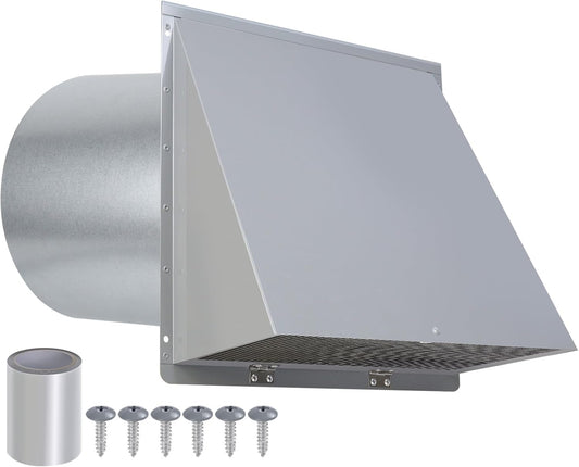 10 Inch Hooded Wall Vent for Kitchen Range Hood and HVAC
