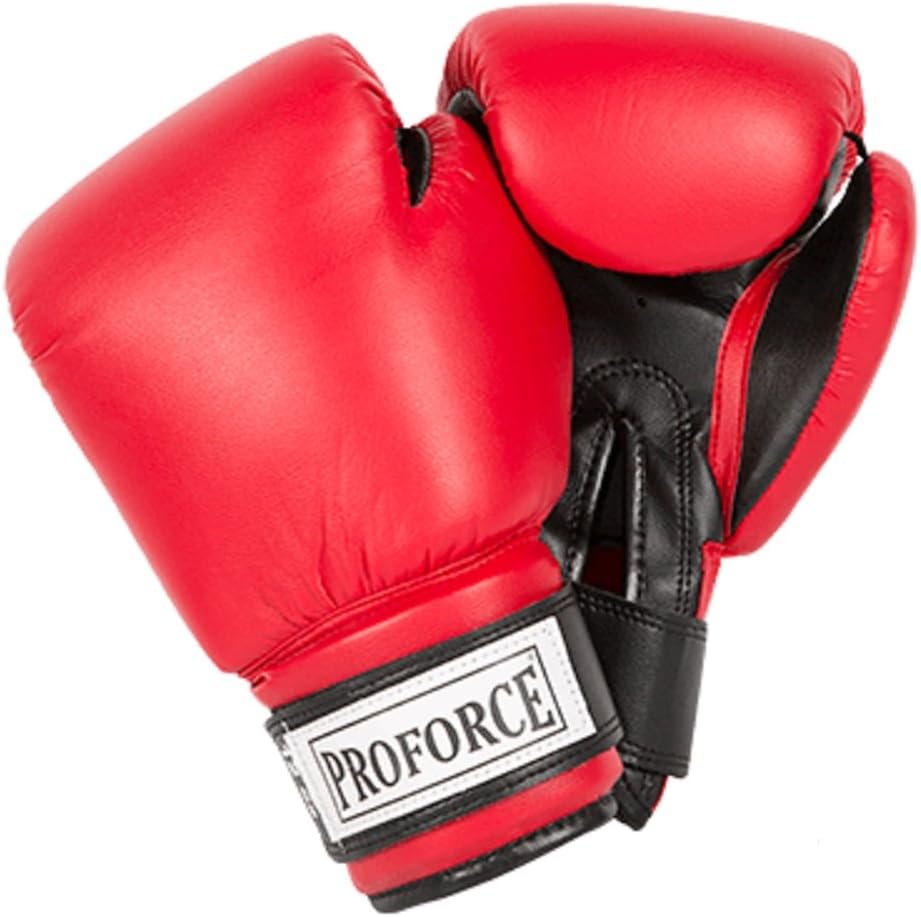 Pro Force Leatherette Boxing Gloves - Ultimate Protection