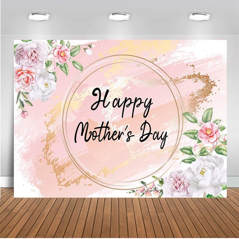 10x8FT Happy Mother's Day Backdrop for Stunning Celebrations