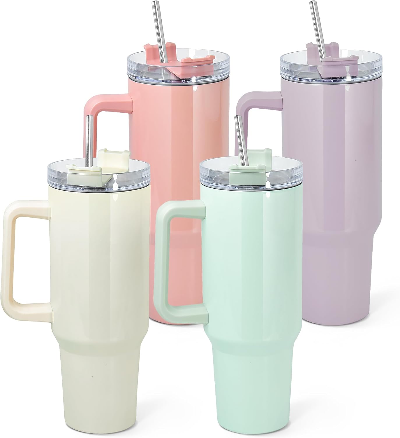 40 oz Sublimation Tumblers with Handle for Creative Gifts