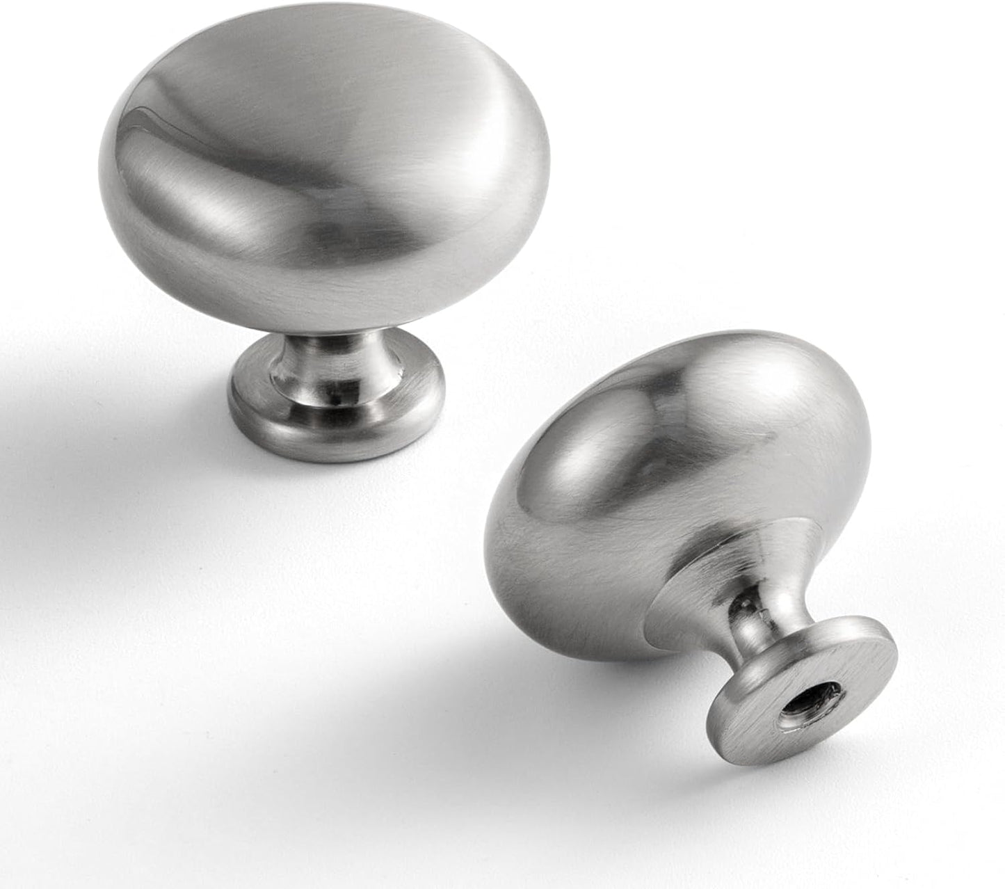 Elegant Satin Brushed Nickel Cabinet Knobs for Modern Homes