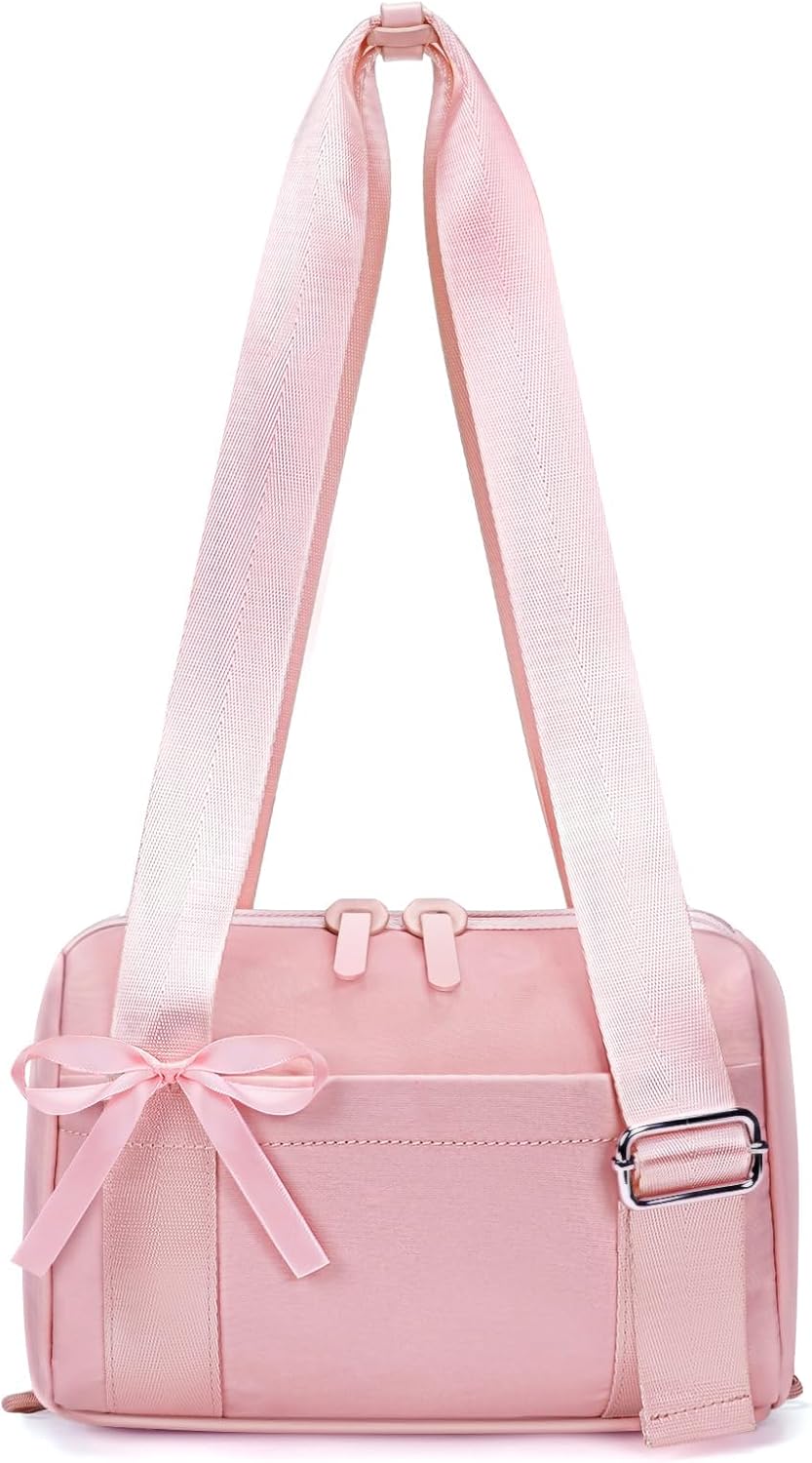 ANKICK Women's Pink Mini Gym Bag - Lightweight Fitness Tote