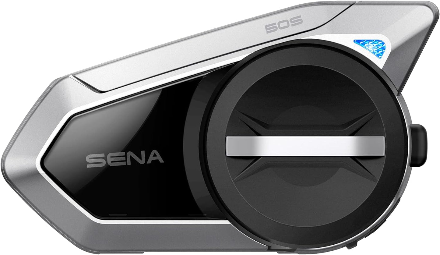 Sena 50S Motorcycle Jog Dial Bluetooth Headset with Mesh Intercom