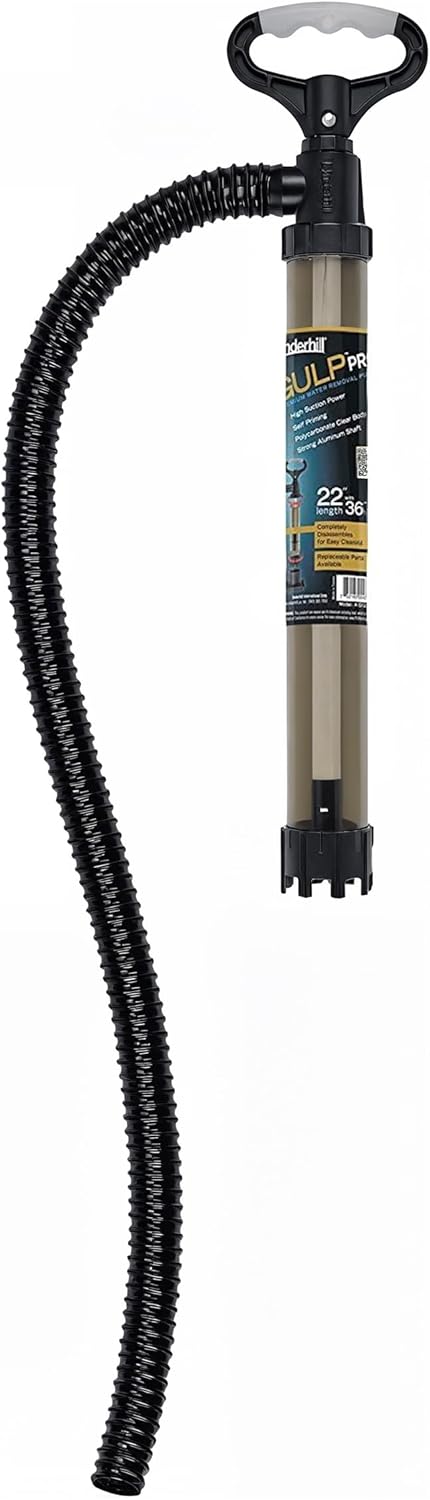 Underhill Gulp Pro Siphon Suction Water Pump for Fluid Transfer