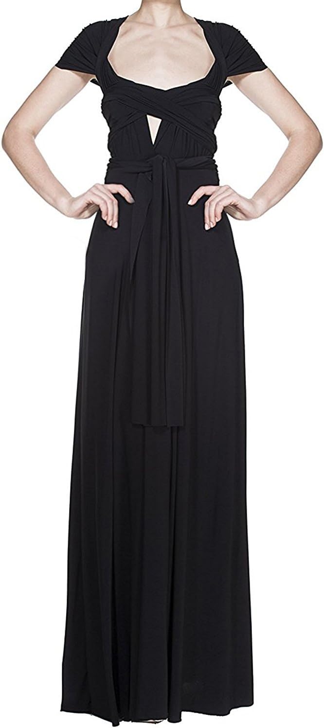Women Transformer Evening Long Prom Dress Multi-Way Wrap Gown