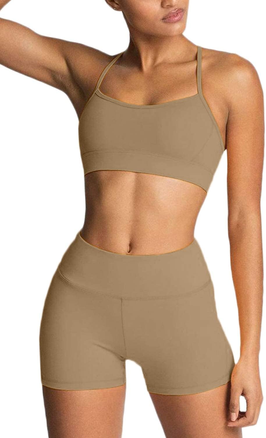 IMEKIS Women's Workout Sets: Stylish Yoga Outfit for Fitness