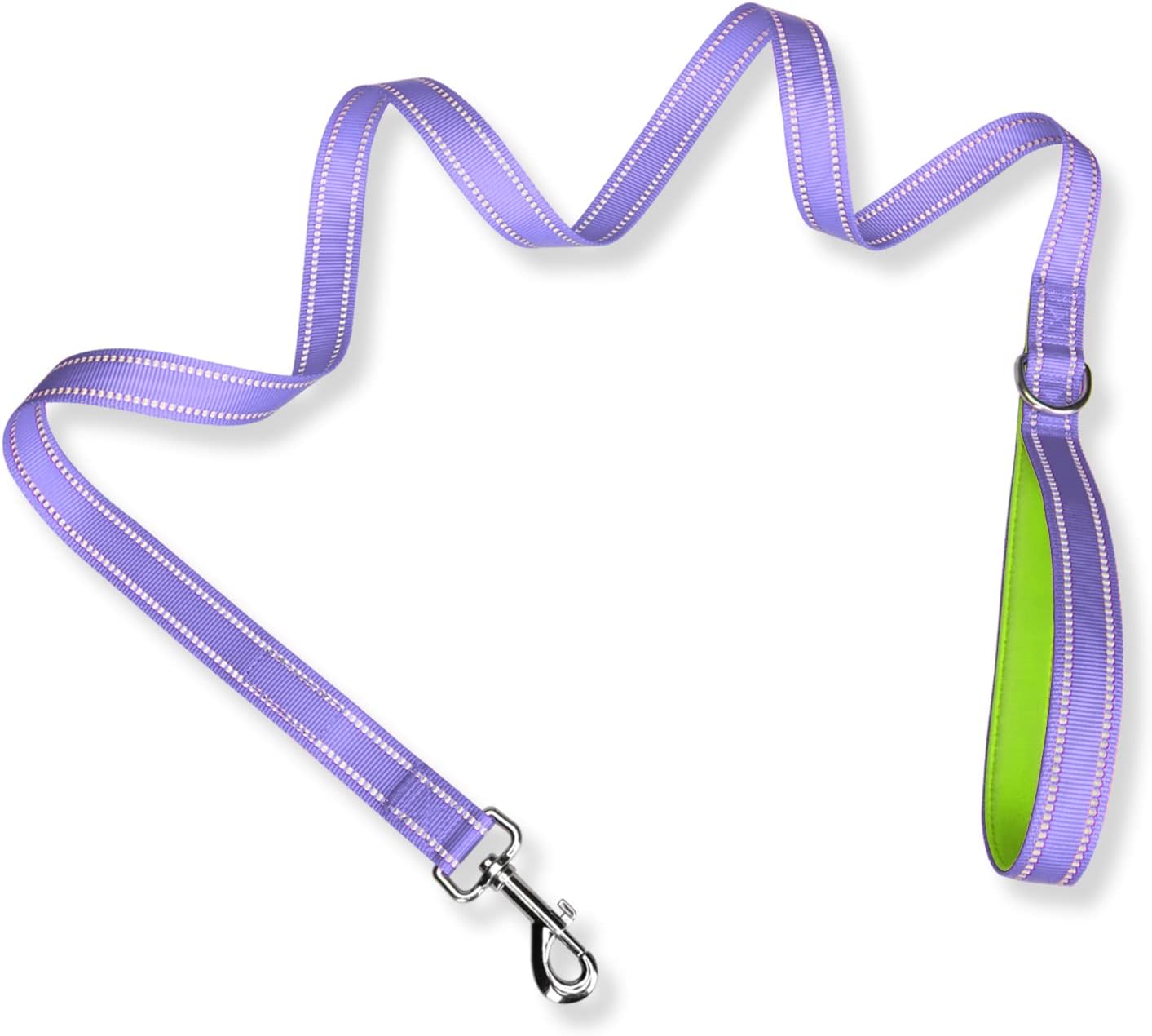 PHOEPET 5ft Dual Reflective Dog Leash