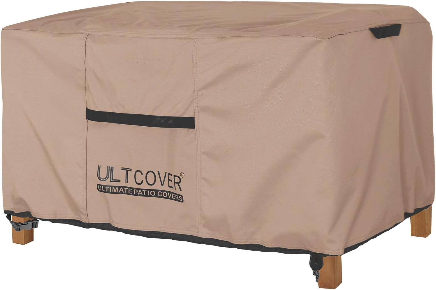 ULTCOVER Waterproof Rectangular Coffee Table Cover for Outdoor Use