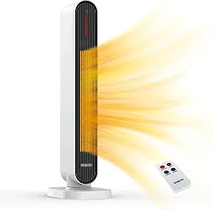 STEALTH Space Heater for Bedroom with Remote and Oscillation