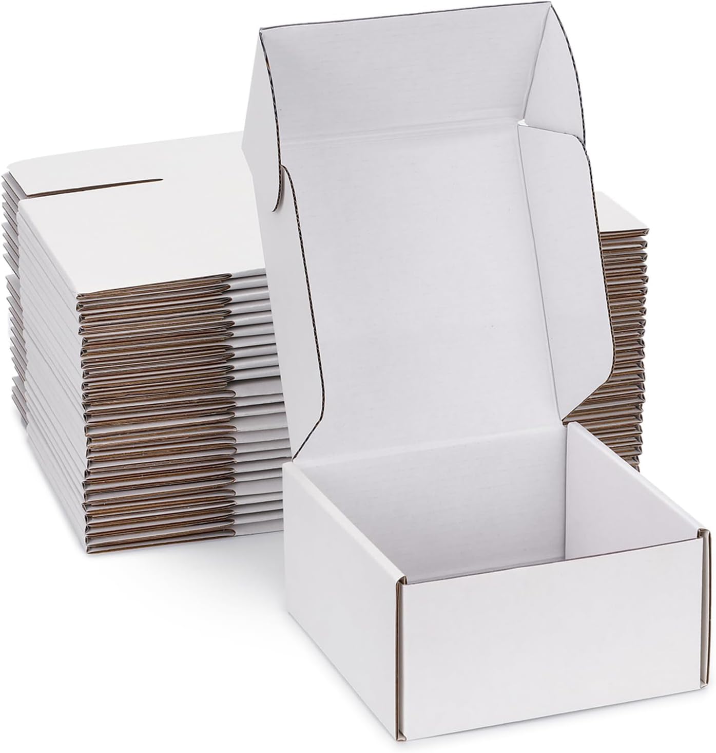 Small Shipping Boxes 8x8x4 Inch for Business & Ecommerce Needs