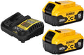 DEWALT 20V MAX Battery Charging Kit with 2 Batteries and Charger