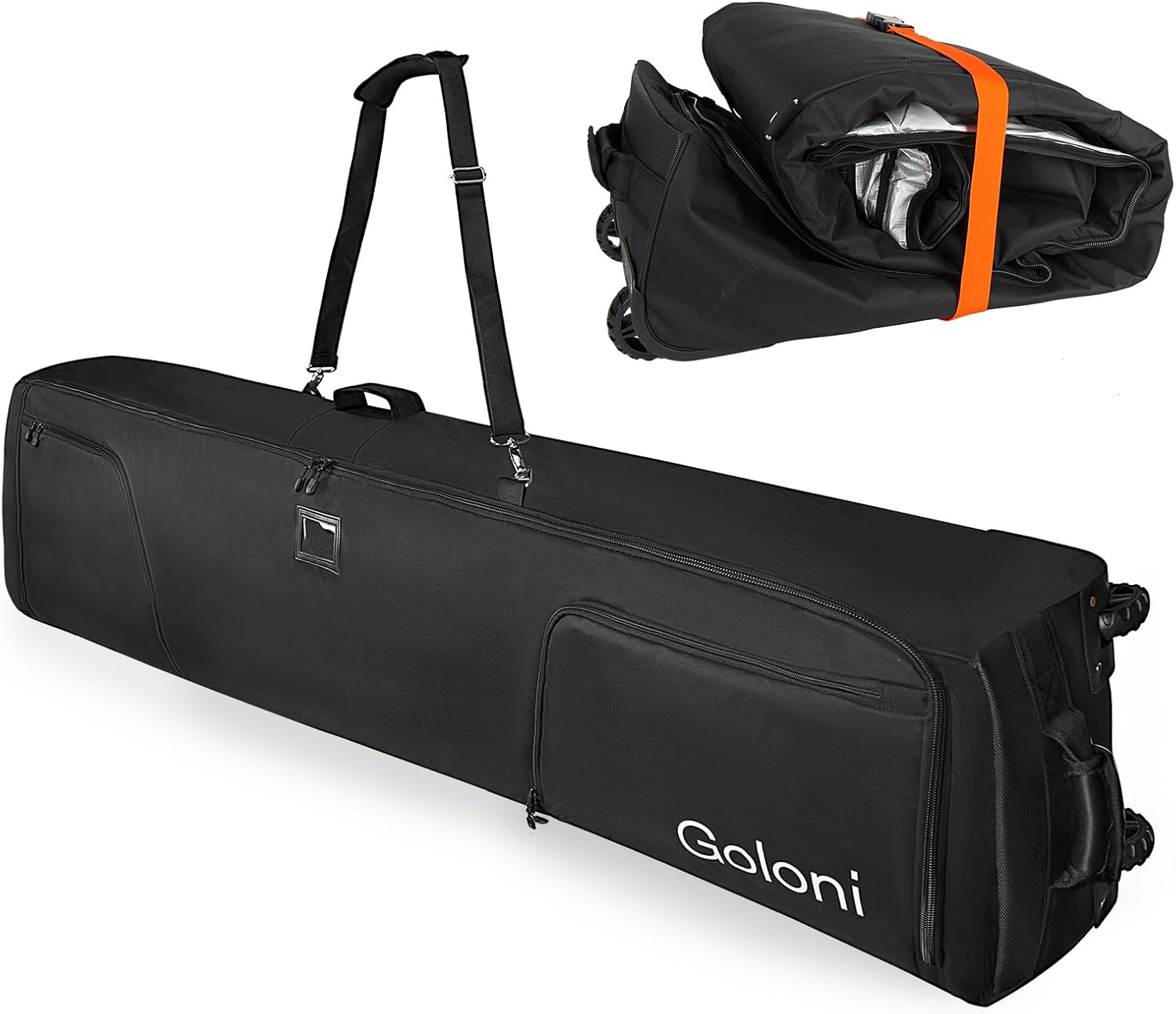Goloni Ski Bag: Waterproof, Padded, Wheels