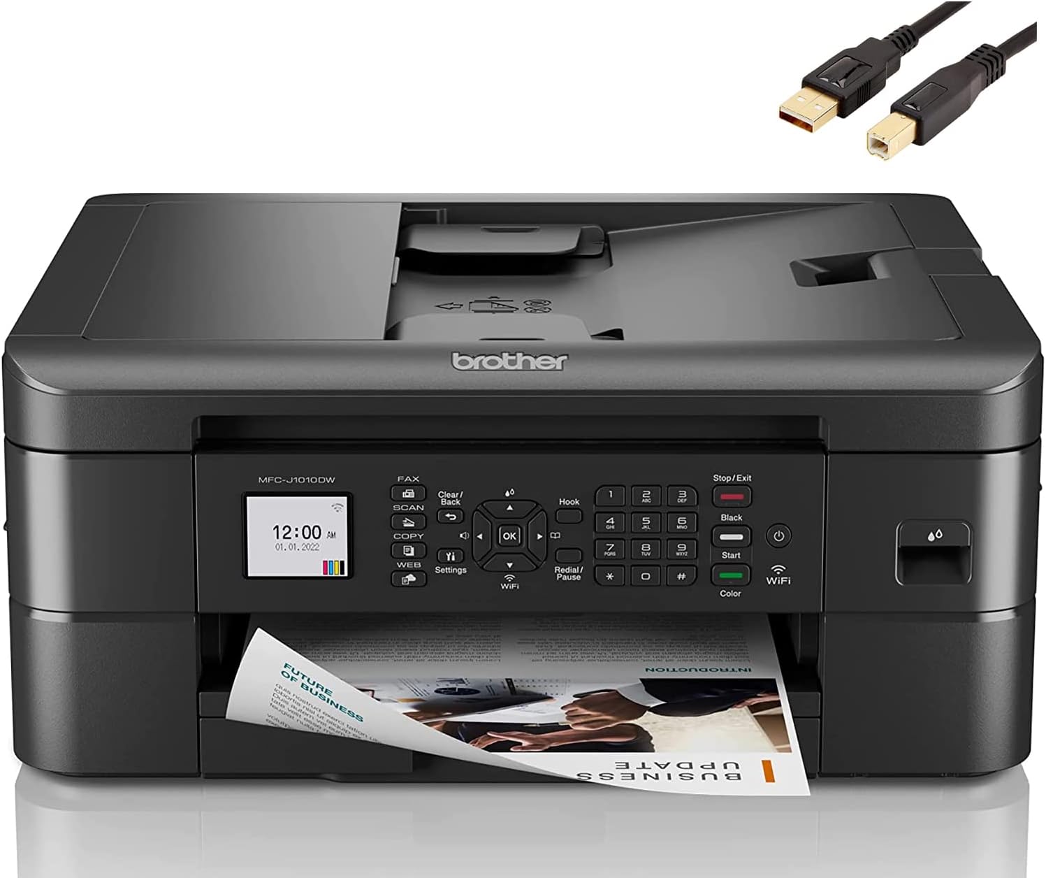 High-Speed 3-in-1 Wireless Printer - Mobile & Duplex Printing