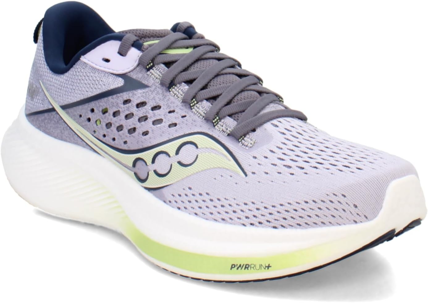 Saucony Womens Ride 17 Running Shoes with PWRRUN+ Cushioning