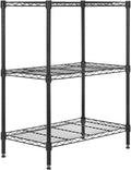 3-Tier Wire Shelf 23in x 13in x 30in - Heavy Duty Adjustable Rack