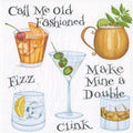 40-Pack Caspari Cocktail Napkins - Elegant Paper for Parties