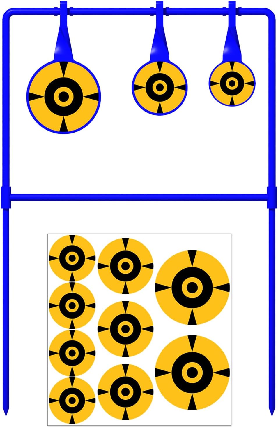 Atflbox Heavy Metal Spinner Target for Centerfire Handguns