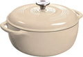 Lodge 7.5 Quart Enameled Cast Iron Dutch Oven Sandalwood - Durable
