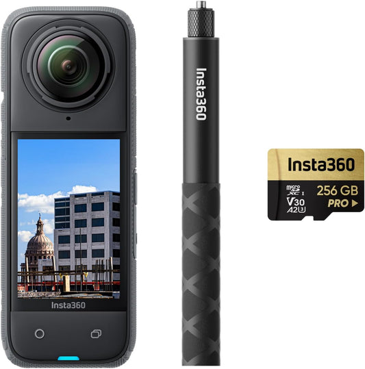 Insta360 X4 Construction Camera - 8K30fps HDR Video & 72MP Photo