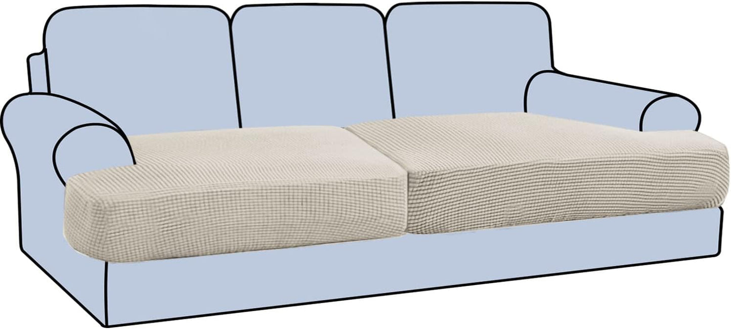 H.VERSAILTEX Stretch 2 Piece T Cushion Sofa Slipcovers Review
