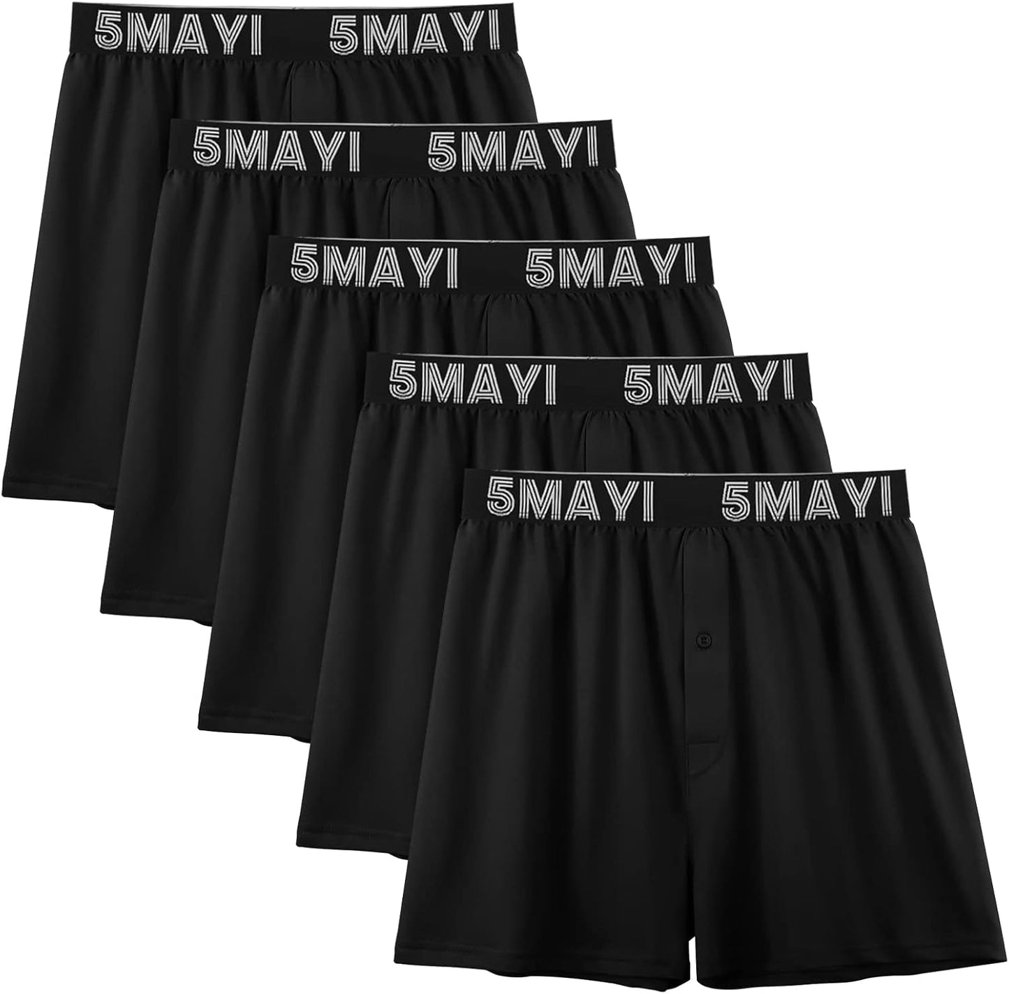 5Mayi Mens Boxers for Men Cotton Underwear Comfortable Fit