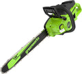Greenworks 40V 18ft Brushless Cordless Chainsaw - Strong, Quiet