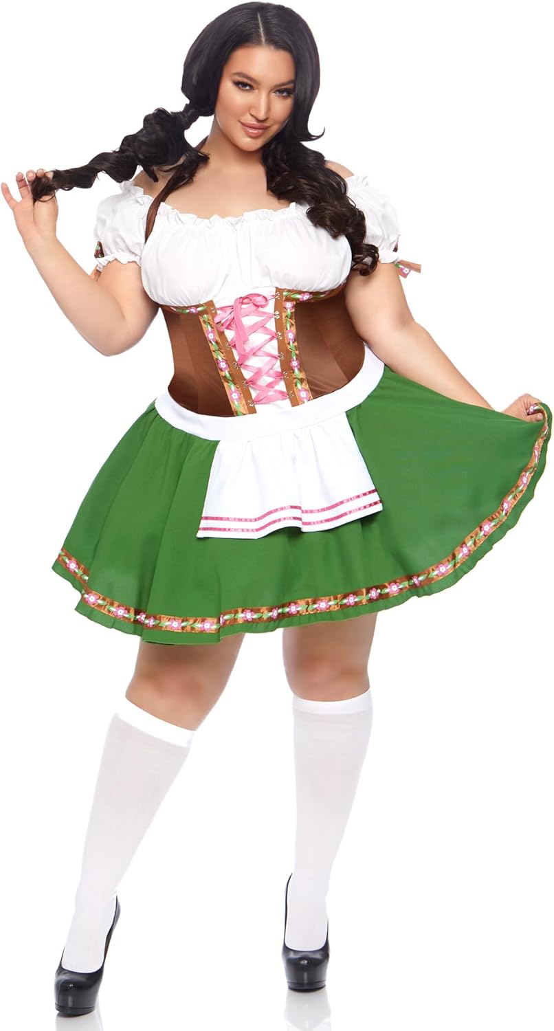 Gretchen Costume Dirndl Dress for Oktoberfest Fun and Festivities