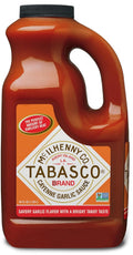 TABASCO Cayenne Garlic Pepper Sauce Bulk Jug - Mild, Smoky Flavor