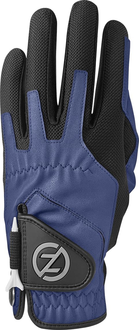 Zero Friction Navy Golf Glove, Compression Fit