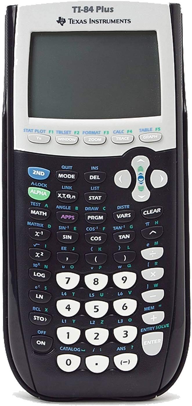 Renewed TI-84 Plus Graphing Calc - Efficient Black Design