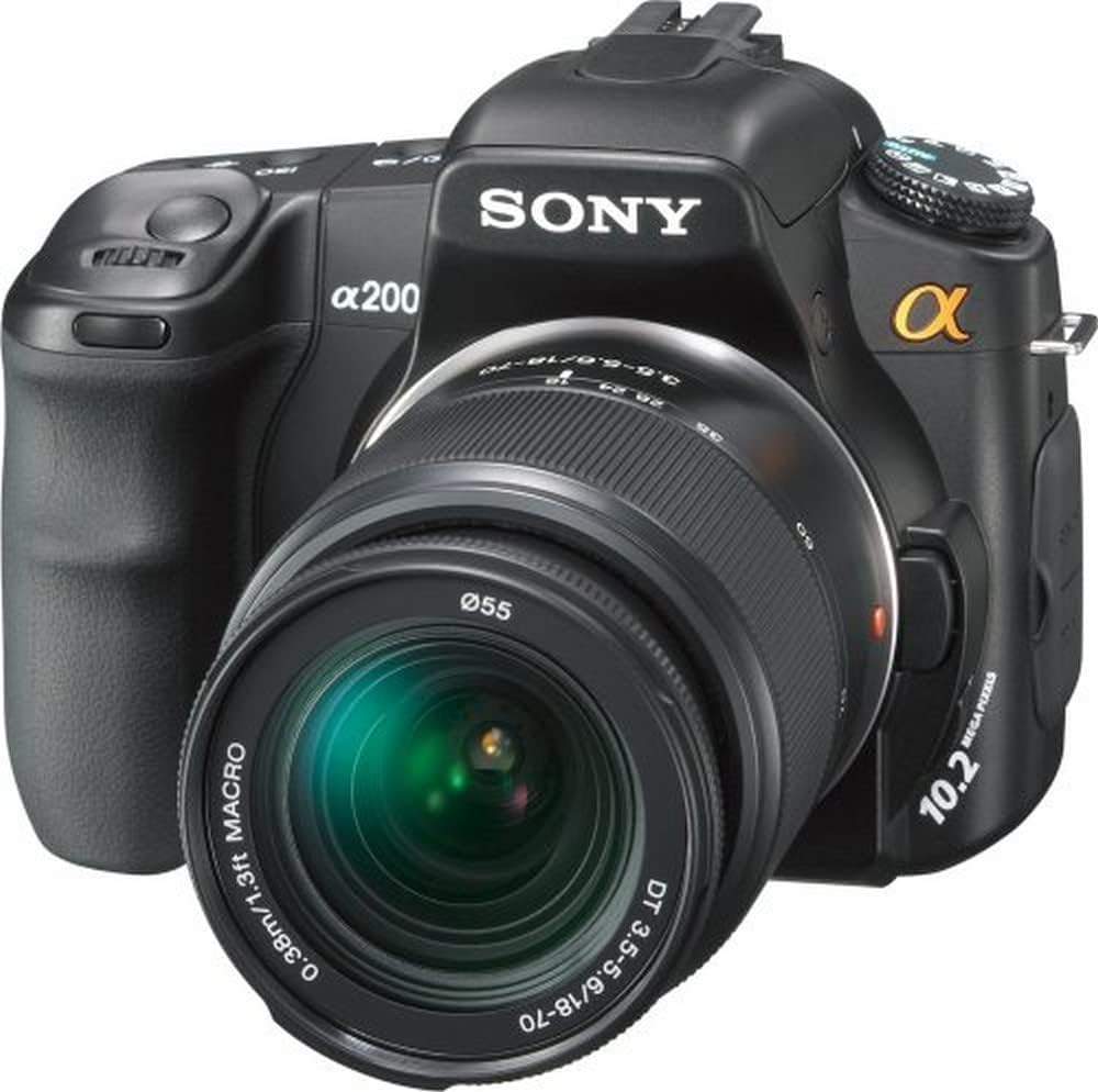 Sony Alpha A200K DSLR Camera Kit: Super SteadyShot Technology