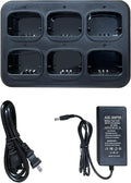Six-Way Multi Unit Charger for Motorola Batteries - Charges Six at