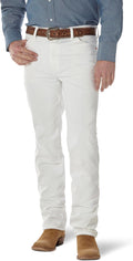 Wrangler Men's Cowboy Cut Slim Fit Jean - Durable 12 oz Denim